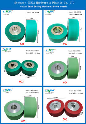 Resistência à alta pressão 350 Roller de rodas de silicone para máquina de vedação de costura YEFOMM H H PFAFF NAWON na Indonésia