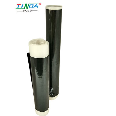 0.12 mm ~ 10 mm Chapa de elastômeros condutivos pretos Excelente resistência à tração