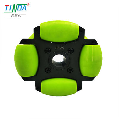 Anti-corrosião AGV roda Omni Direccional rolos Diâmetro personalizado