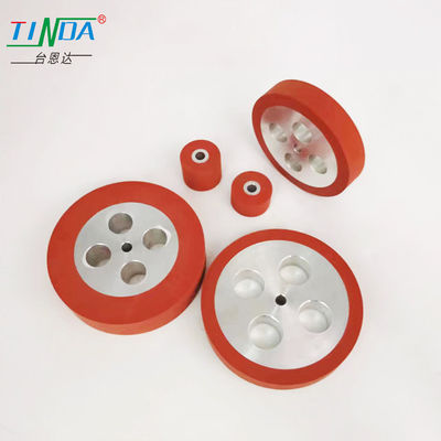 Roda de silicone de transferência térmica personalizável para aplicações de alta temperatura