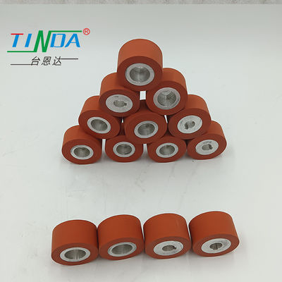 Superfície lisa Alta temperatura 350 graus Elastoméricos de silicone Roda de rolamento para PFAFF