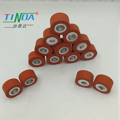 Superfície lisa Alta temperatura 350 graus Roller de silicone Roda de baixo para PFAFF 8323 Máquina de vedação de costura de ar quente