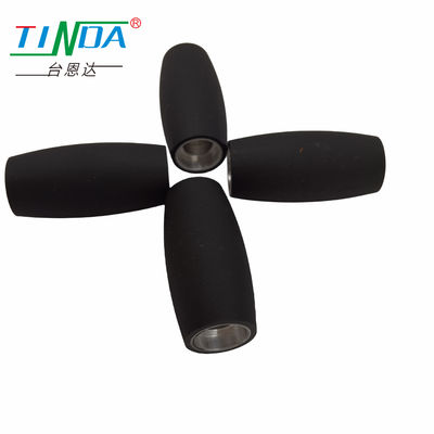 Núcleo metálico e superfície lisa Aço inoxidável PU Elastomérico roda de tambor para veículo guiado automatizado