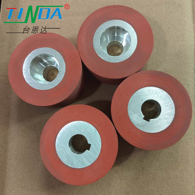 Superfície lisa Alta temperatura 350 graus Roller de silicone Roda de baixo para PFAFF 8323 Máquina de vedação de costura de ar quente