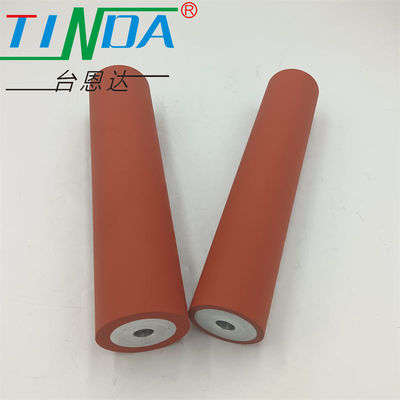 Personalizar resistência ao desgaste e deslizamento roda de borracha de silicone para uso em ambiente de trabalho de alta temperatura