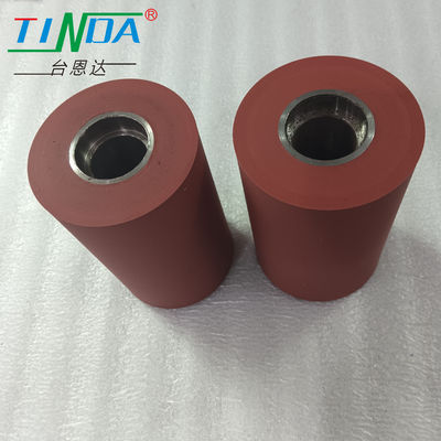 Personalizar resistência ao desgaste e deslizamento roda de borracha de silicone para uso em ambiente de trabalho de alta temperatura