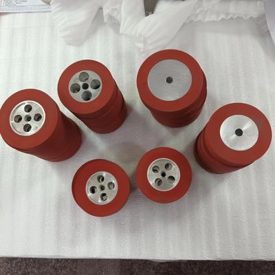 Personalizar resistência ao desgaste e deslizamento roda de borracha de silicone para uso em ambiente de trabalho de alta temperatura