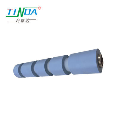 Rolo de borracha condutiva azul de alta flexibilidade com tolerância precisa e baixo ruído