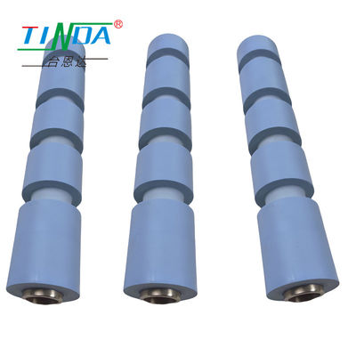 Rolo de borracha industrial de longa duração com elevada flexibilidade e resistência à abrasão