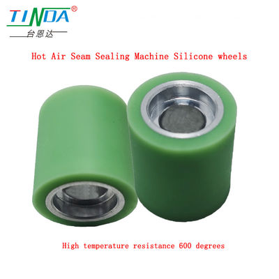 Ar quente de alta temperatura até 750 °C Rodas de silicone borracha para máquina de vedação de costura de ar quente YF 301 H&amp;H