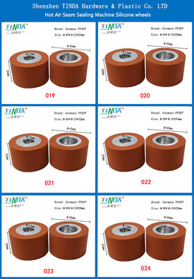Resistência a altas temperaturas Rolhas de alimentação de borracha para Pfaff Temperatura do ar quente até 750 °C Resistência à pressão alta