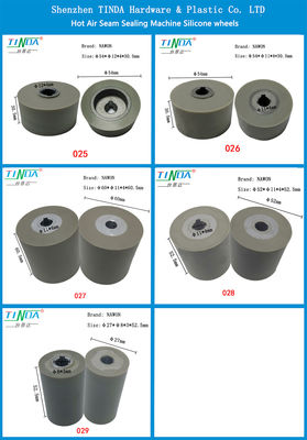 Resistência à alta pressão 350 Roller de rodas de silicone para máquina de vedação de costura YEFOMM H H PFAFF NAWON na Indonésia