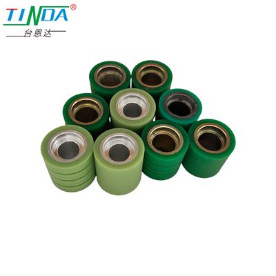 Roda de silicone para transferência térmica de placa até 200 graus Celsius com resistência a altas temperaturas