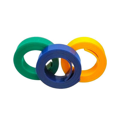 Borracha de rodo para serigrafia com superfície lisa, dureza 60-90 Shore A, perfeita para controle preciso de tinta e longa duração