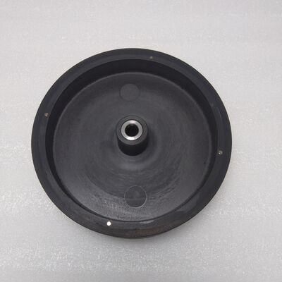 Roda de rolo de borracha com núcleo de metal e plástico apresentando boa superfície de aderência personalizada para equipamentos de treinamento de tênis