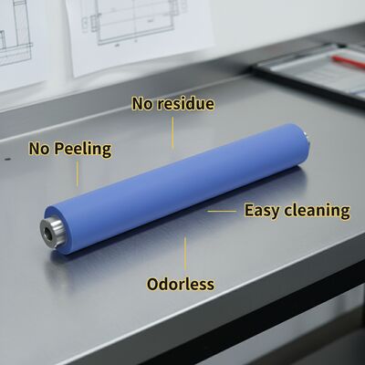 Borracha sem óleo de silicone rolha de silicone pegajoso rolha azul projetado para sala livre de poeira