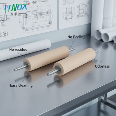 Instrumento reutilizável de rolos de silicone pegajoso para processamento de plásticos desenvolvido para aplicações de limpeza e adesão aprimoradas