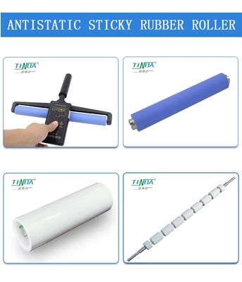 Rolo de silicone pegajoso ideal para limpeza FPC de laminação de filme