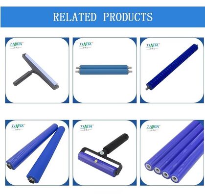 Rolo de silicone pegajoso ideal para limpeza FPC de laminação de filme