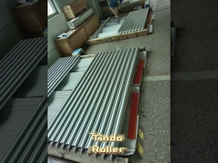 Rolos de aço de carga pesada de baixa vibração tambor rotativo para sistema de transporte