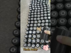 Polyurethane customizado Roda de tambor de borracha pequena Roda de mecanum Roda de rolamento